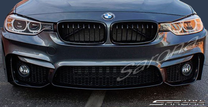 Custom BMW 3 Series  Sedan Front Bumper (2012 - 2018) - $595.00 (Part #BM-079-FB)